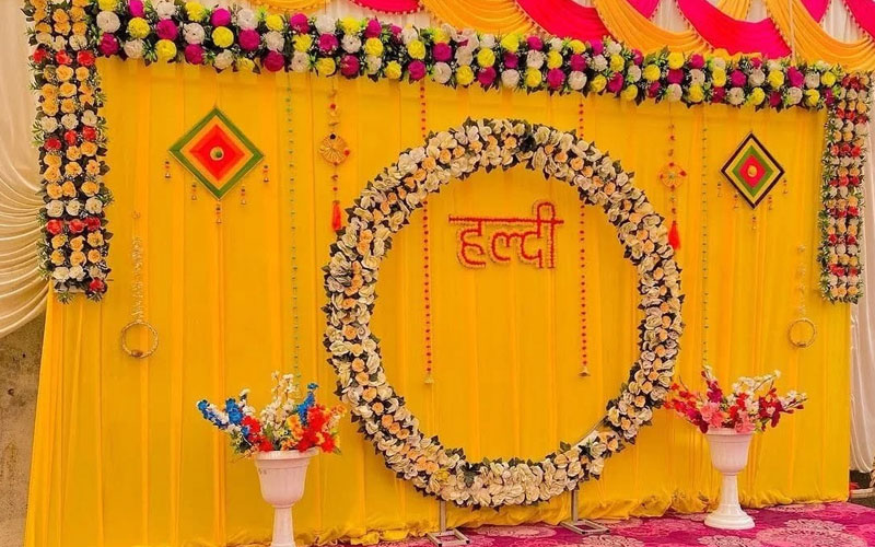 Haldi Decoration